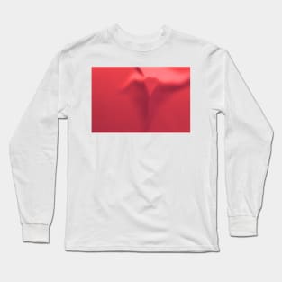 Elegant soft abstract red background with heart shape Long Sleeve T-Shirt